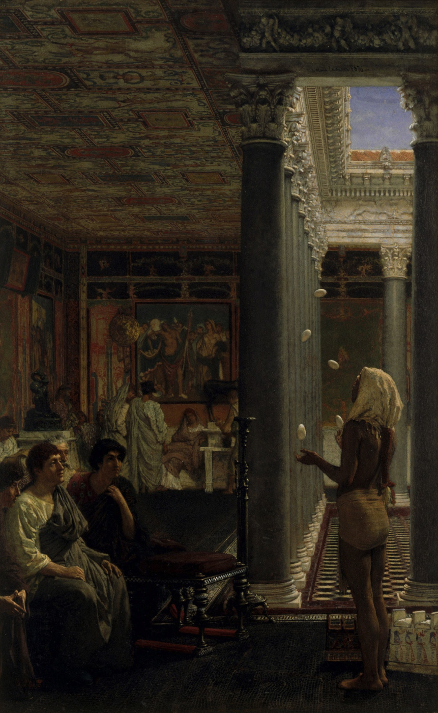 Lawrence Alma-Tadema. Egyptian Juggler