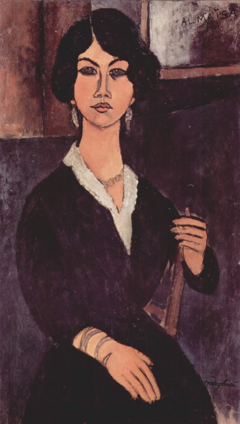 Amedeo Modigliani. Sitting Almaza