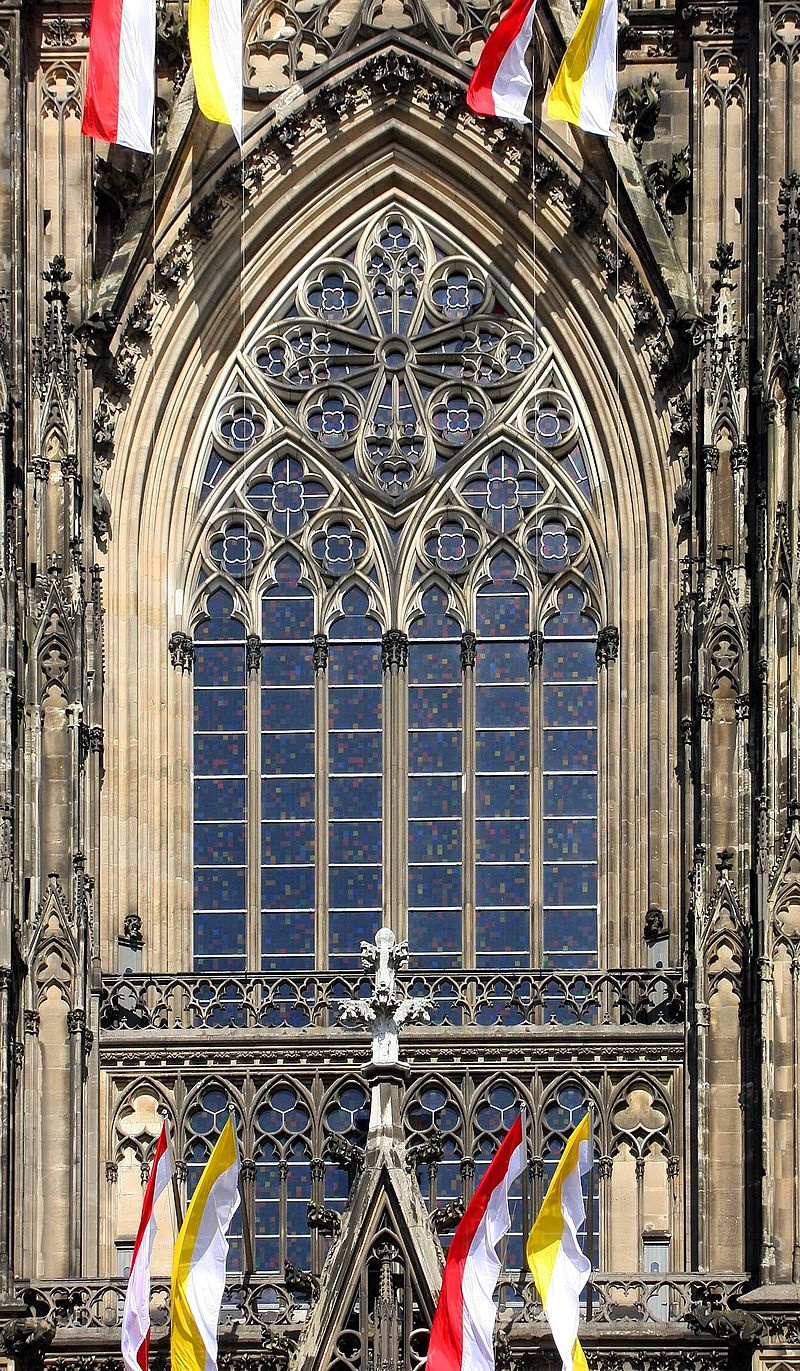 Stained glass window of Cologne Cathedral