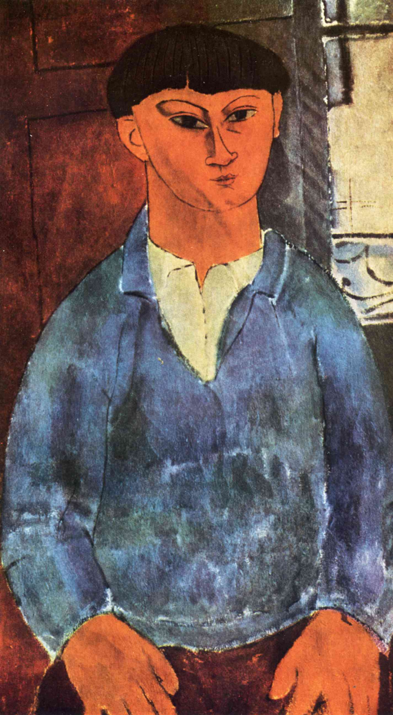 Amedeo Modigliani. Portrait of Moses Kisling against the window