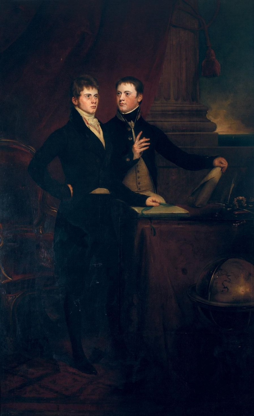 John Singleton Copley. Portrait of Edward Knuble and his brother Norton Joseph Knuble