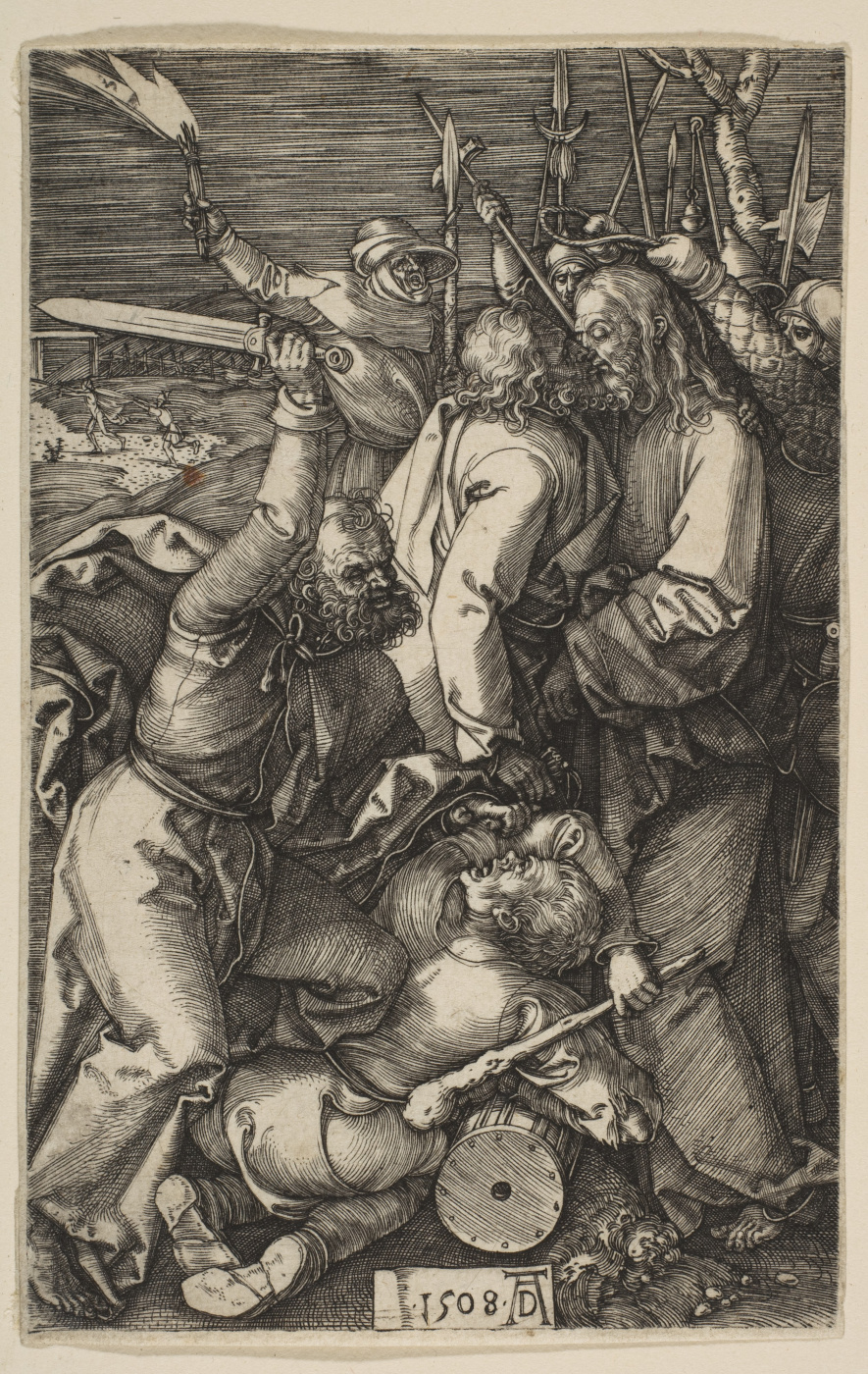 Albrecht Dürer. The Betrayal Of Christ. From the cycle "the passion of the Christ"