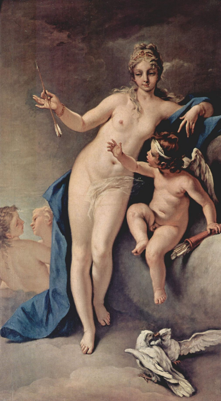 Себастьяно Риччи. Венера и Амур