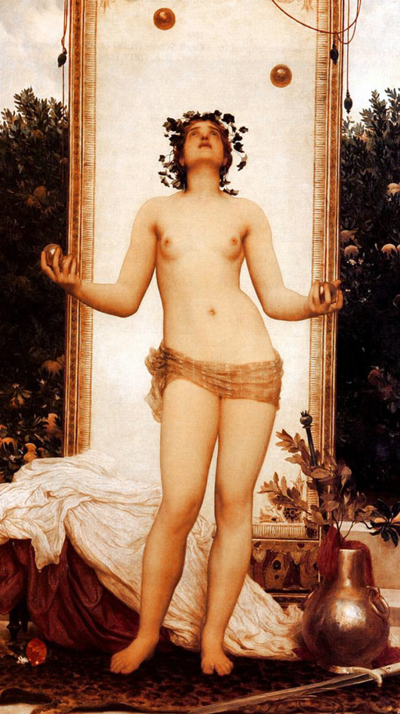 Frederic Leighton. Antique Juggling Girl