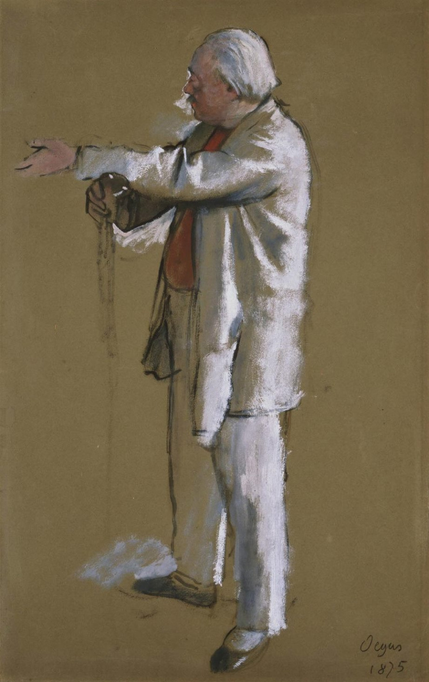 Edgar Degas. The Ballet Master Jules Perrot