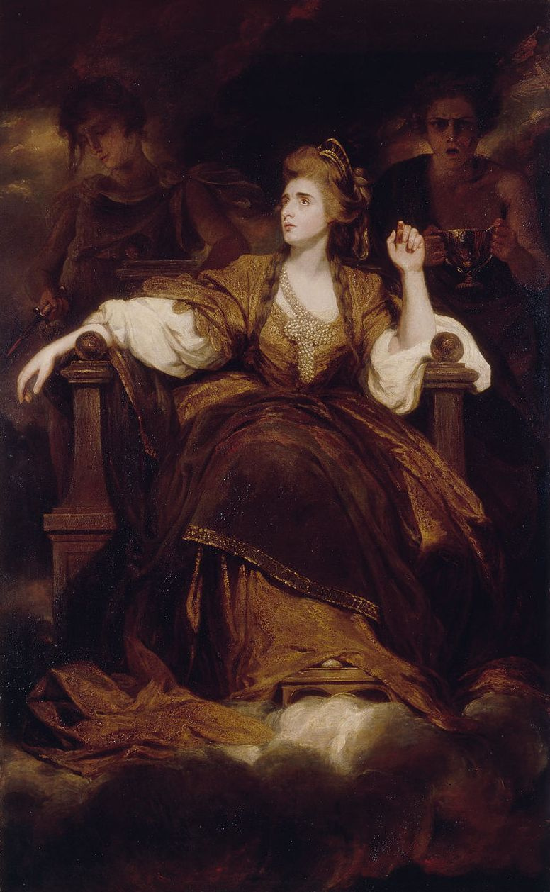 Joshua Reynolds. Portrait of Sarah Siddons as a Muse of Tragedy