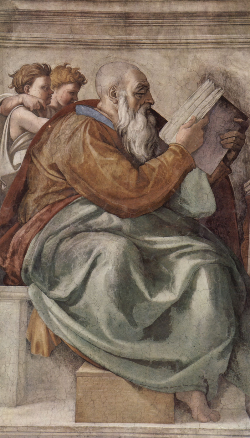 Микеланджело Буонарроти. Пророк Захария