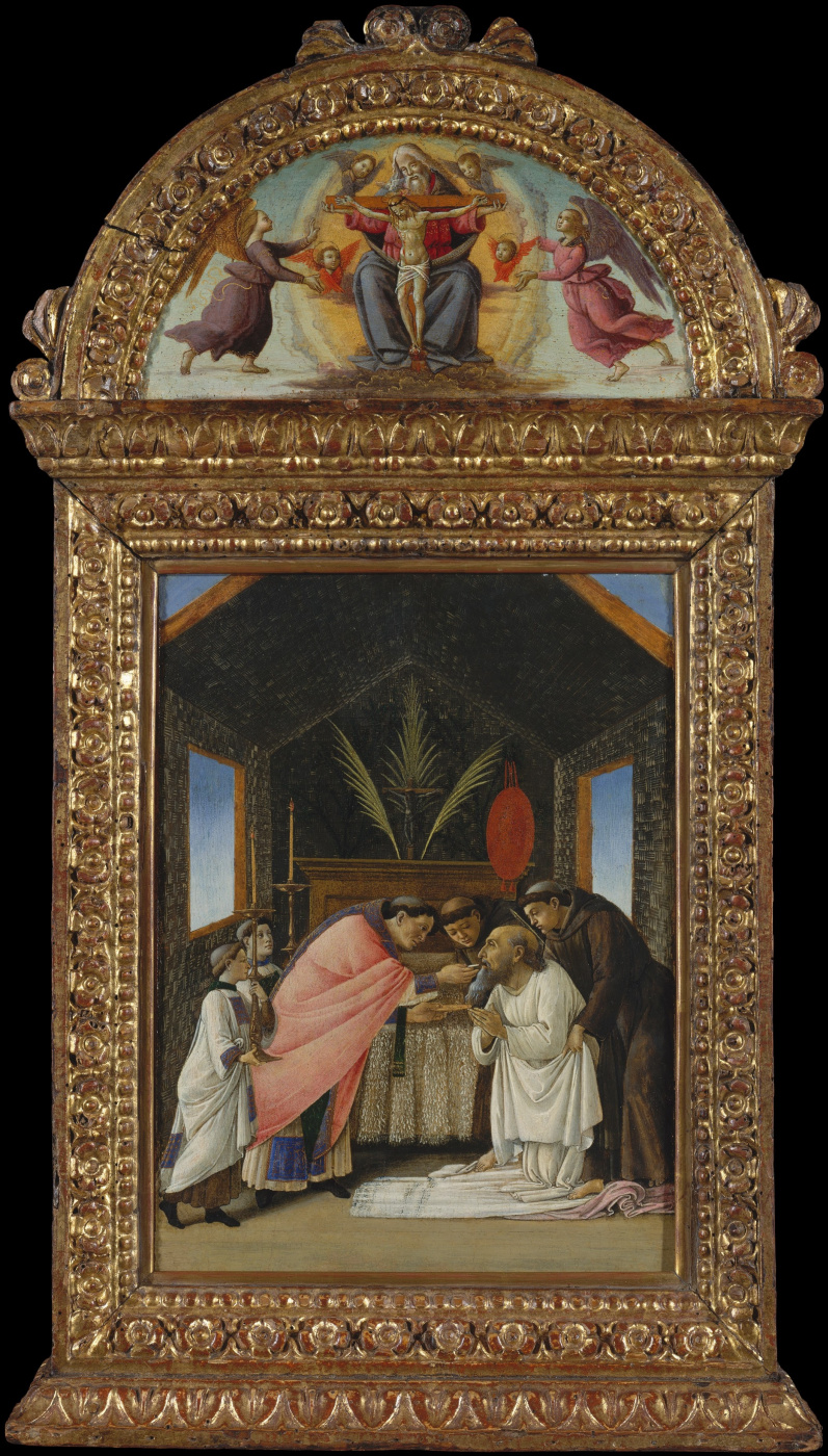 Sandro Botticelli. The last communion of St. Jerome