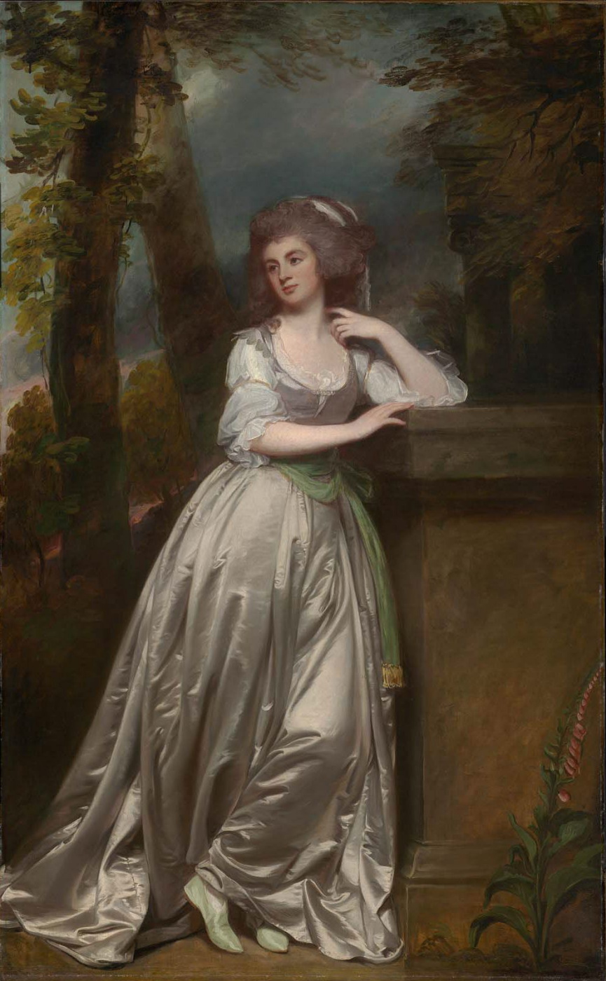 George Romney. Portrait of Anne, Lady de la Paul