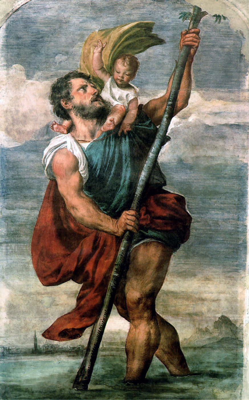 Titian Vecelli. Saint Christopher