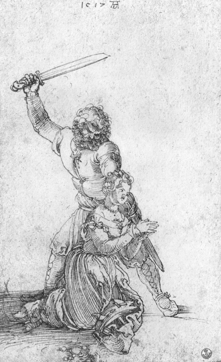 Albrecht Dürer. St. Catherine and executioner