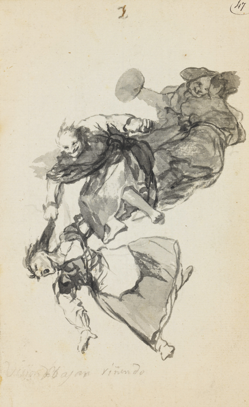Francisco Goya. They are arguing