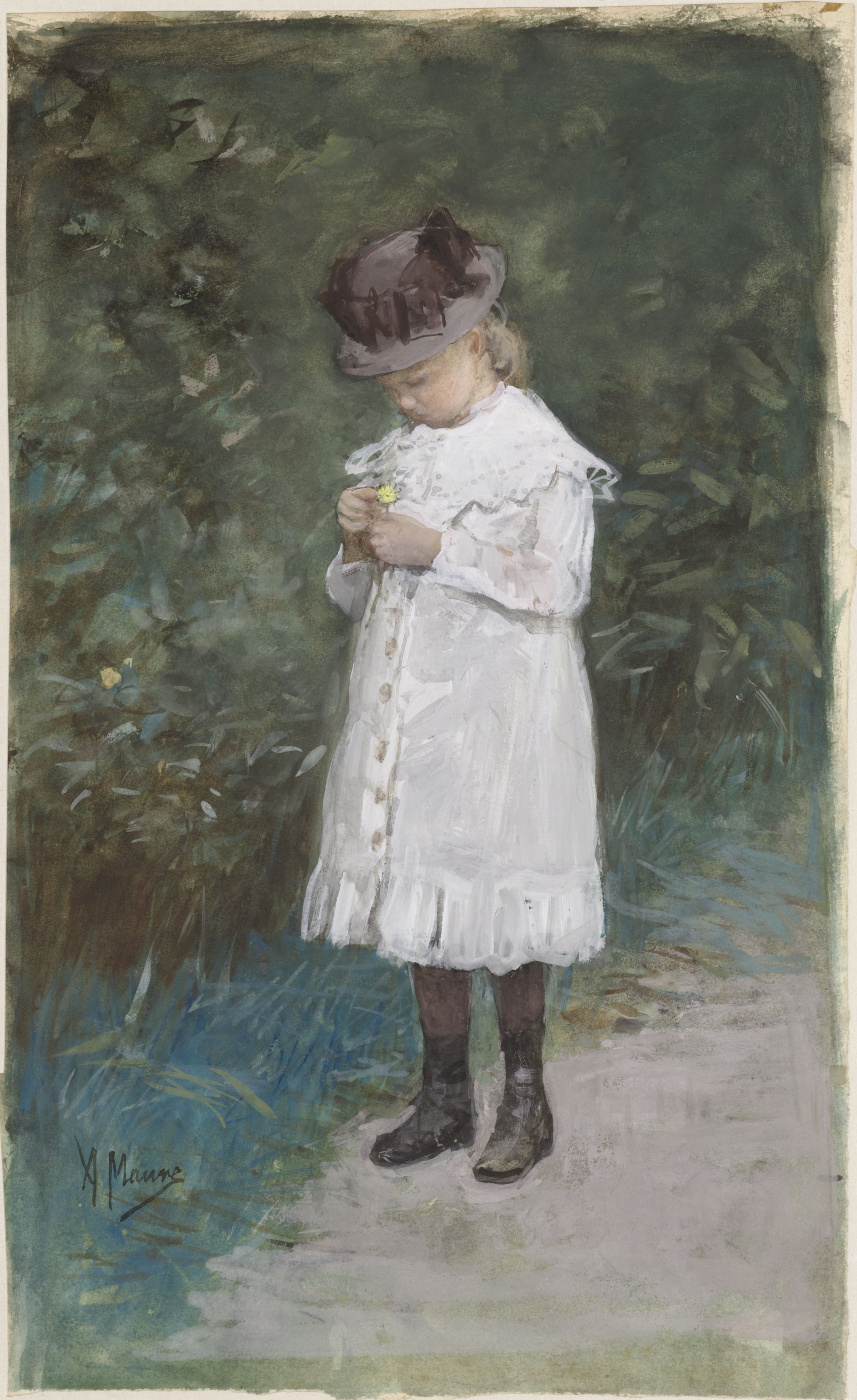 Anton Maouve. Elizabeth Mauve, the artist's daughter