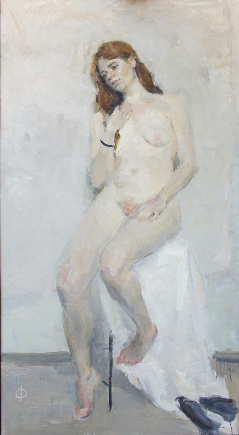 Samir Rakhmanov. Nude on White