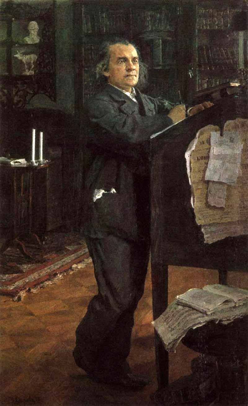 Valentin Aleksandrovich Serov. Portrait of the composer A. N. Serov