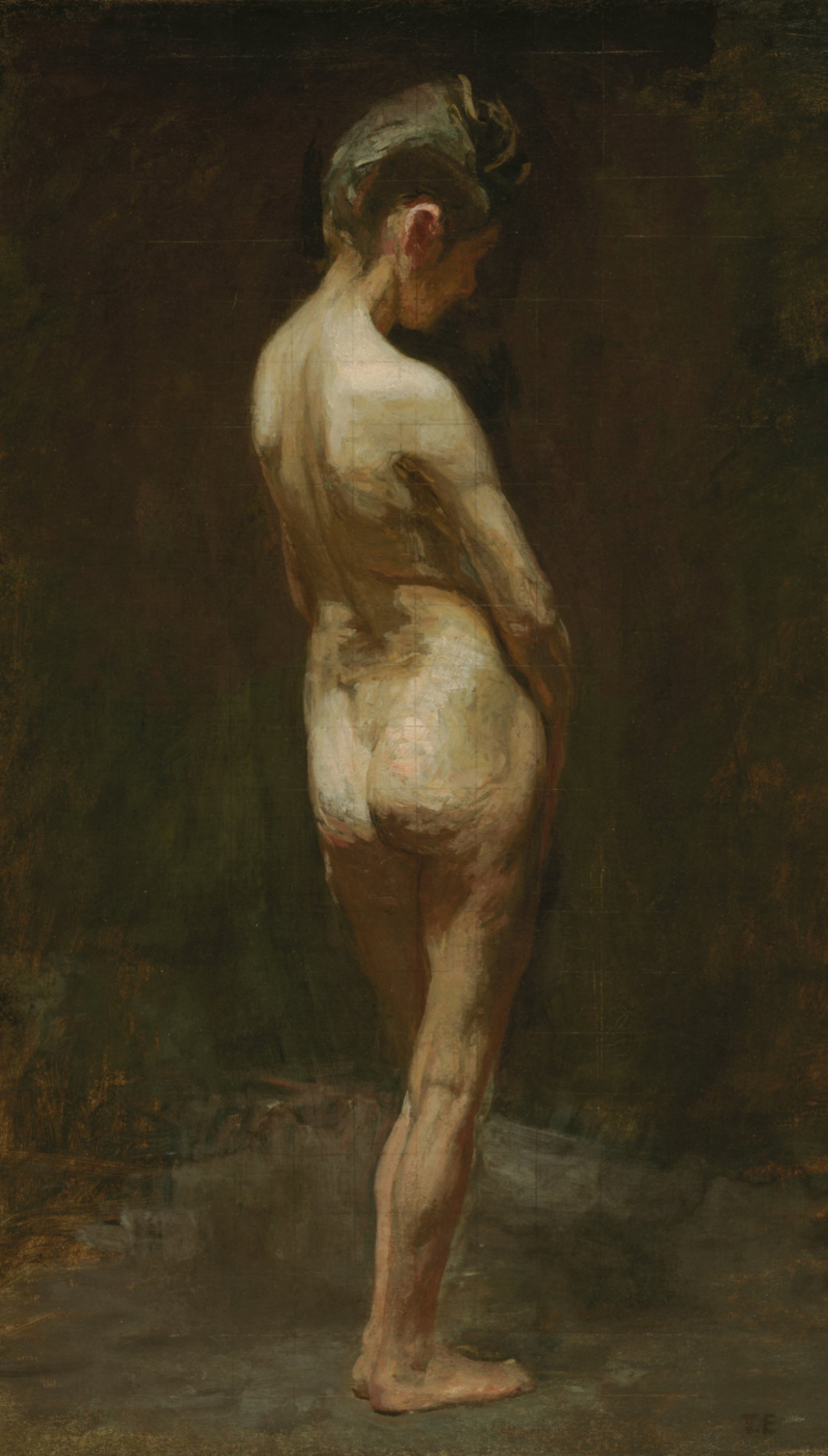 Buy digital version: Naked girl by Thomas Eakins, Kansas City | Arthive