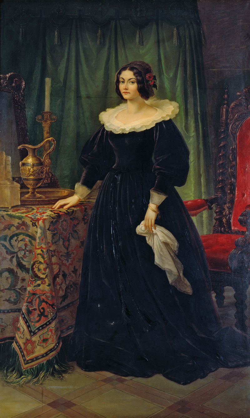 Wilhelm von Kaulbach. Lola Montes in historical costume