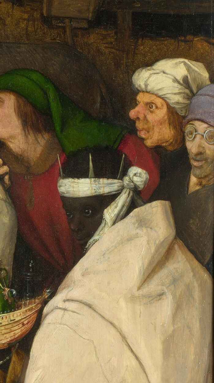 Pieter Bruegel The Elder. The adoration of the Magi. Fragment 4