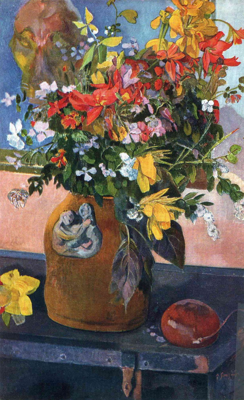 Paul Gauguin. A bouquet of flowers