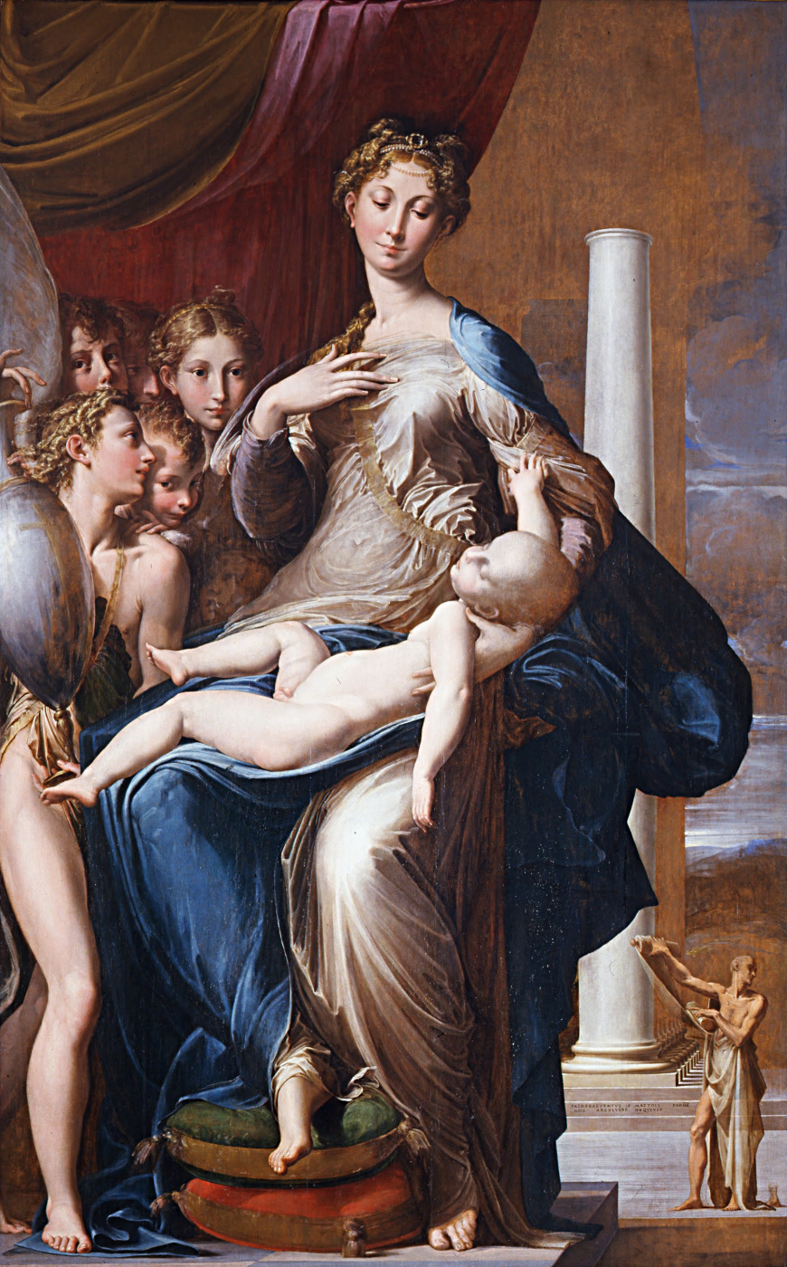 Francesco Parmigianino. The Madonna with the long neck