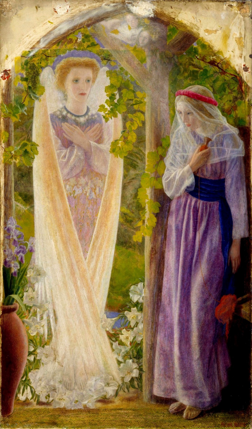 Arthur Hughes. Annunciation