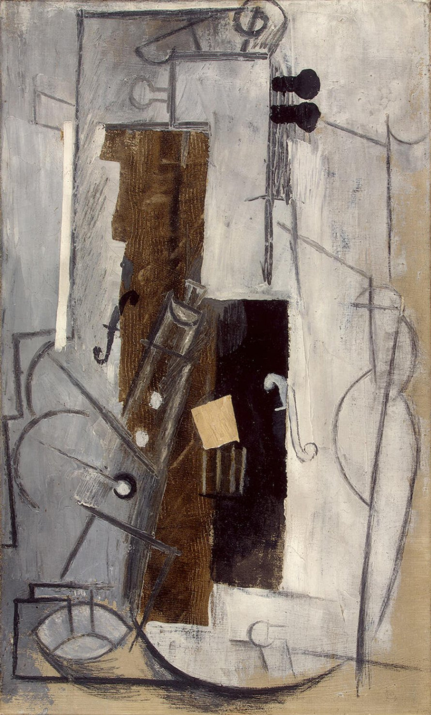 Pablo Picasso. Clarinet and violin
