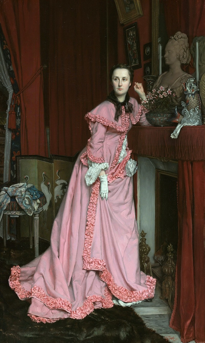 James Tissot. Portrait of the Marquise the Miramon, nee Theresa Faan