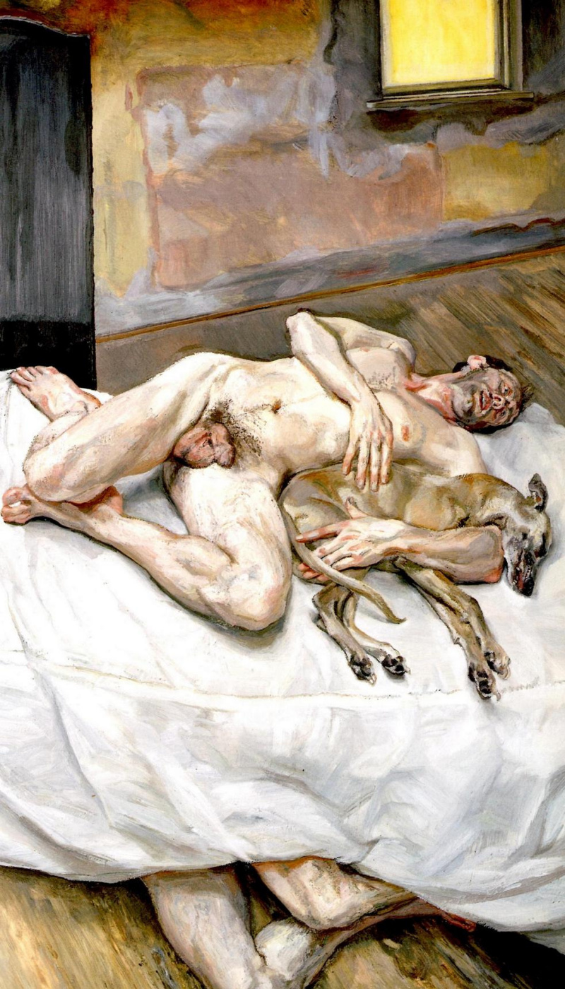 Lucien Freud. Eight feet