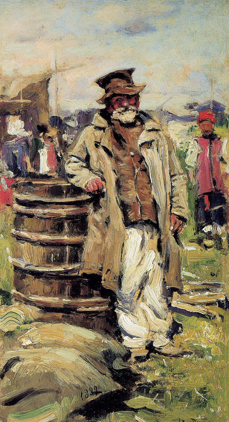Vladimir Egorovich Makovsky. The old farmer