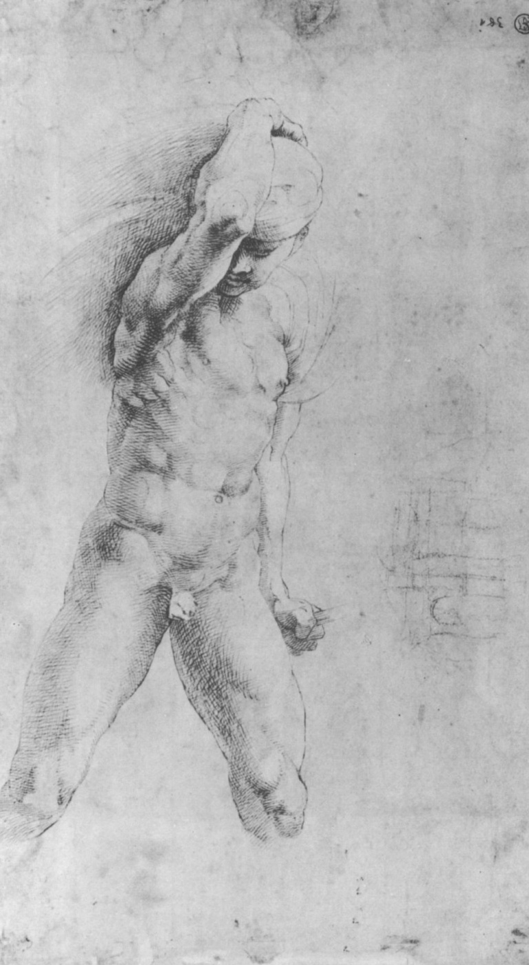 Raphael Santi. Sketch Nude