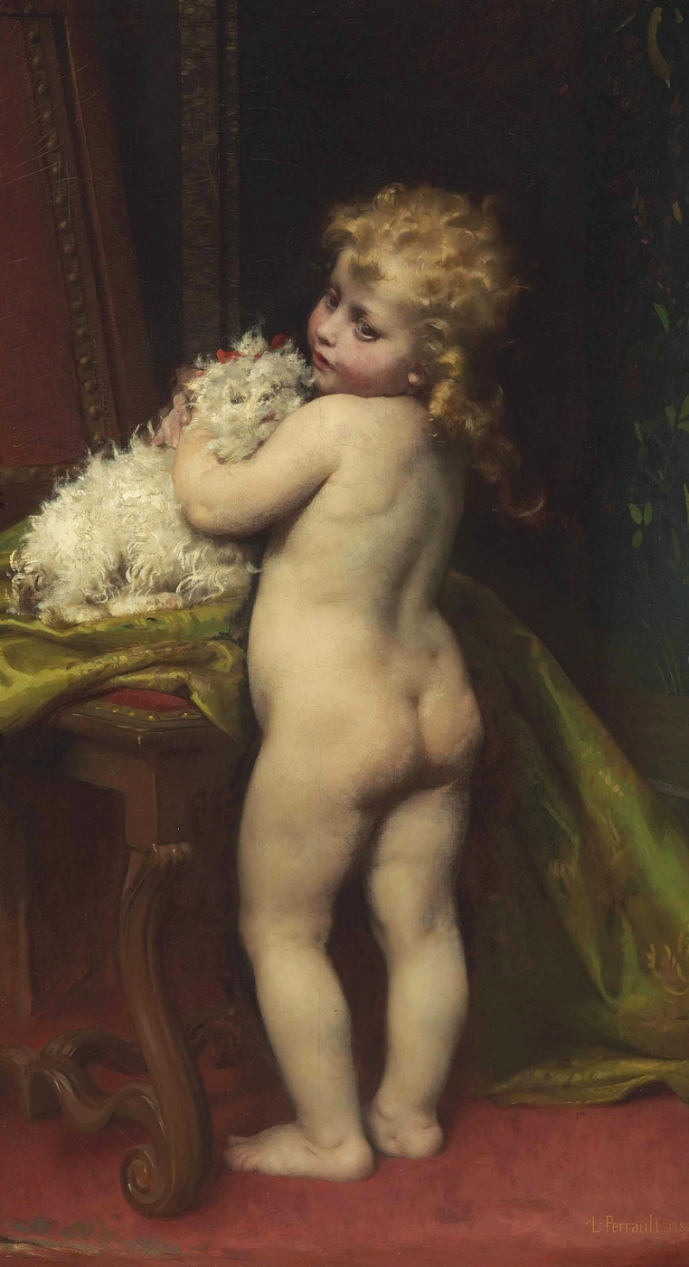 Leon Basile Perrot France 1832-1908. Canine companion. 1889