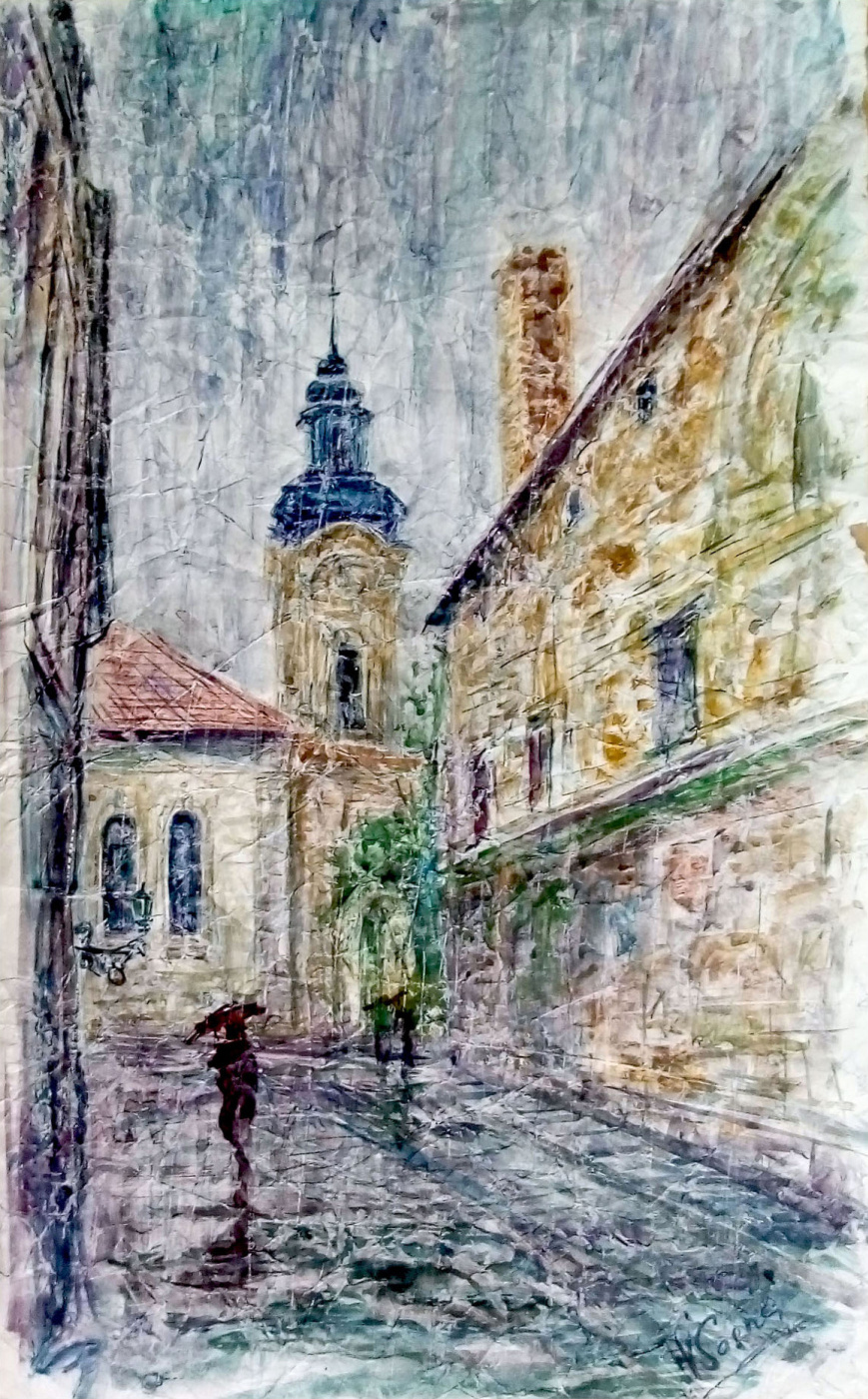 Valerij Ivanovich Sosna. Street in Krakow