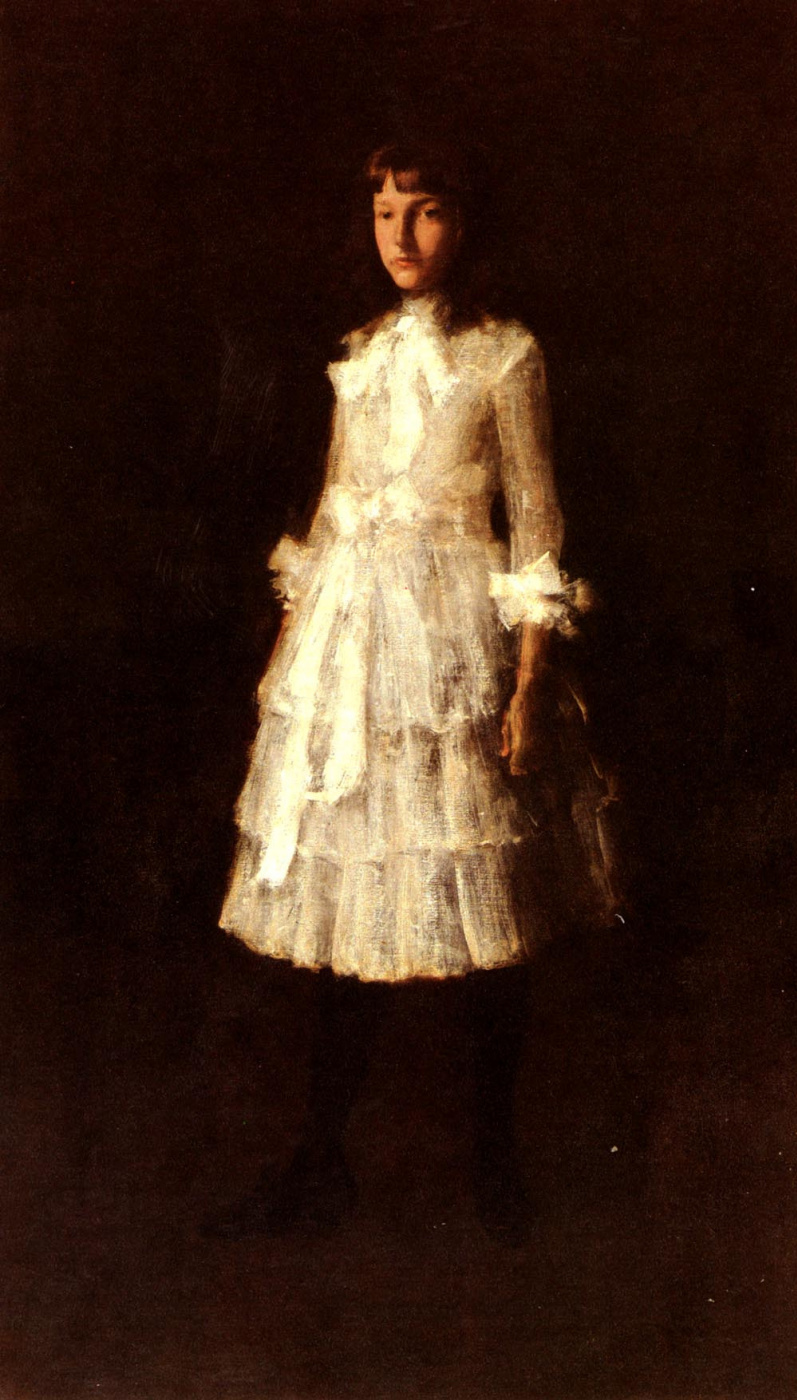 William Merritt Chase. Hetty. Portrait of the artist's sister