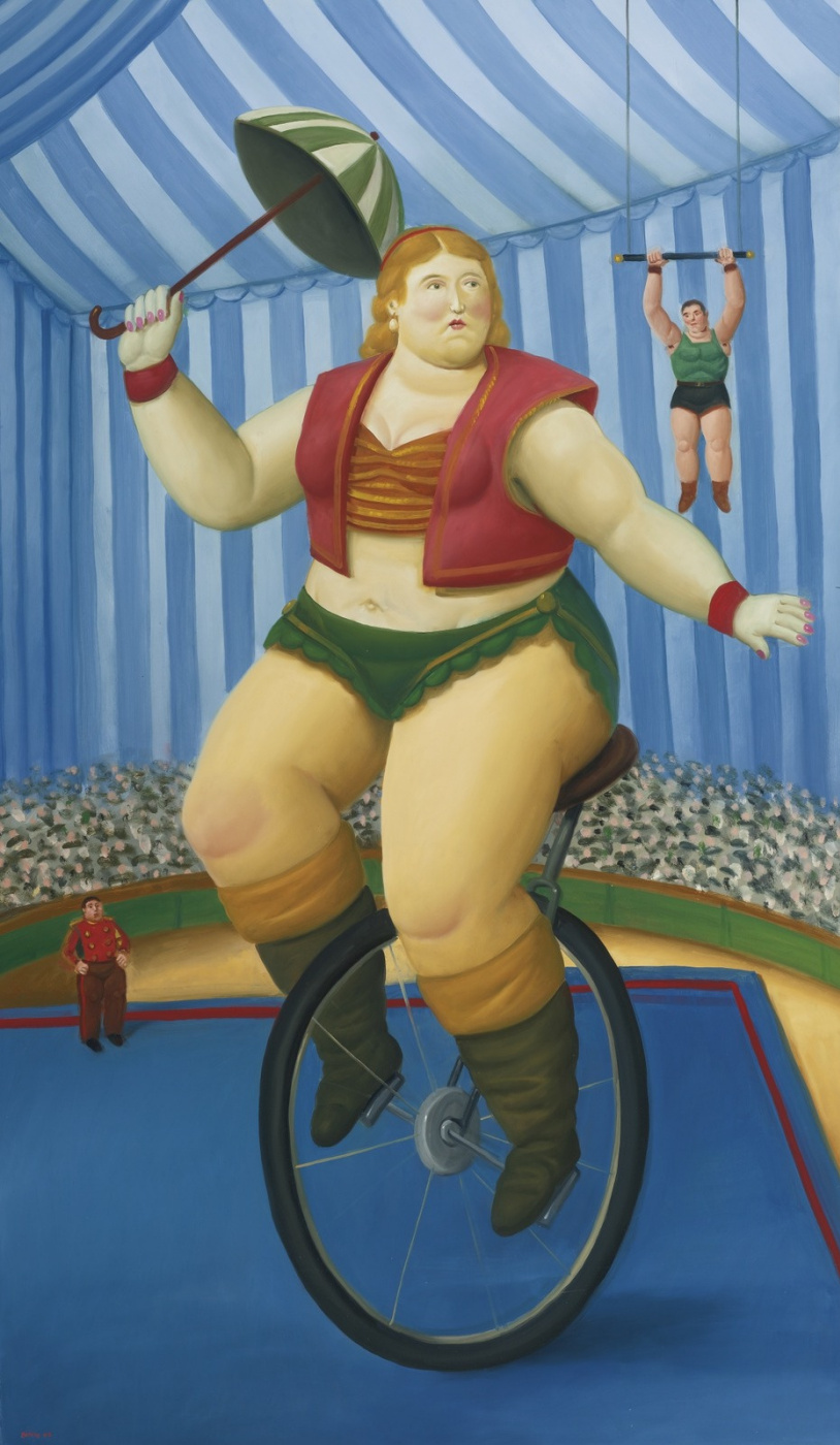 Fernando Botero. Ciclista