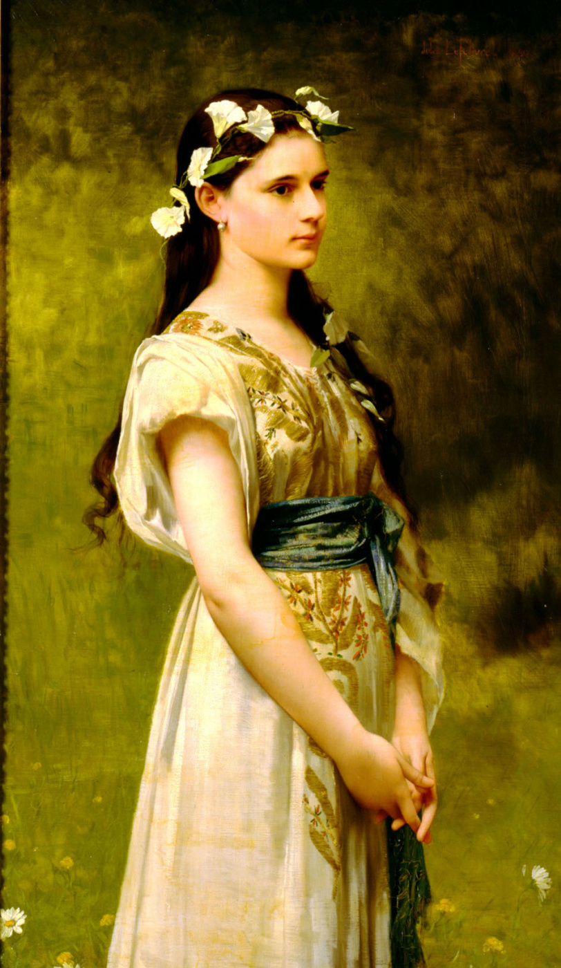 Jules Joseph Lefebvre. Portrait Of Julia Foster Ward