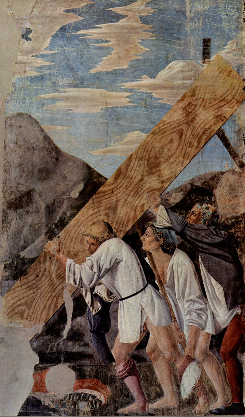 Piero della Francesca. Transfer of the Sacred Tree