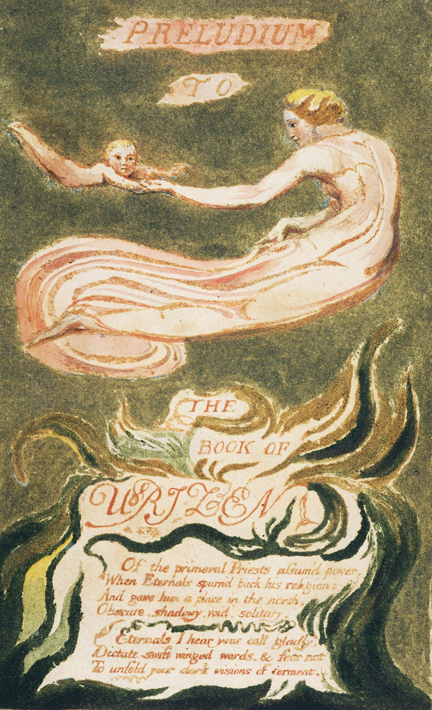 Buy digital version: The first book Urizen. The woman with the