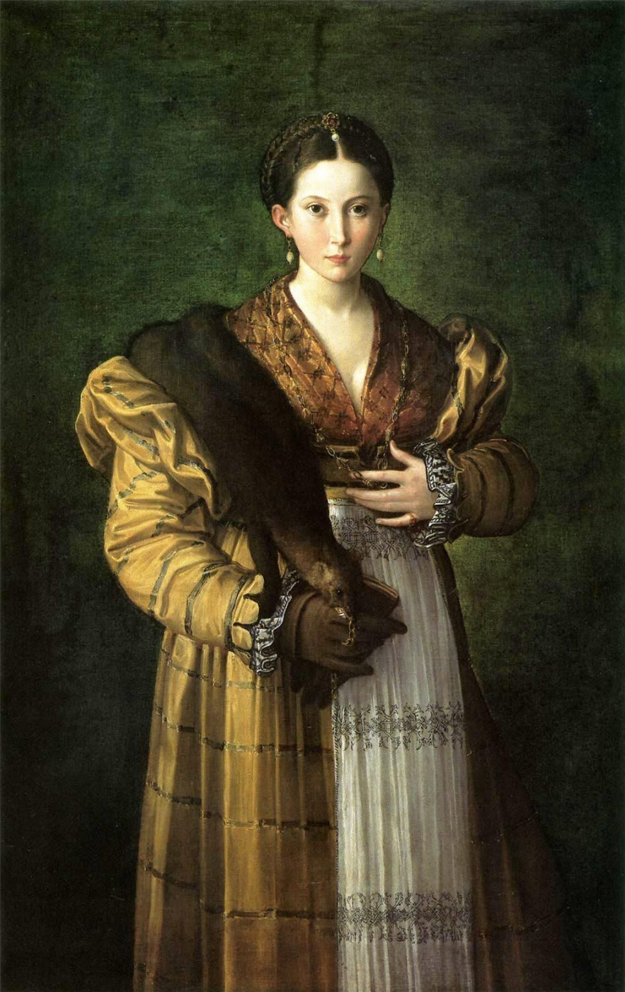 Франческо Пармиджанино. Портрет молодой дамы, именуемый "Антея"