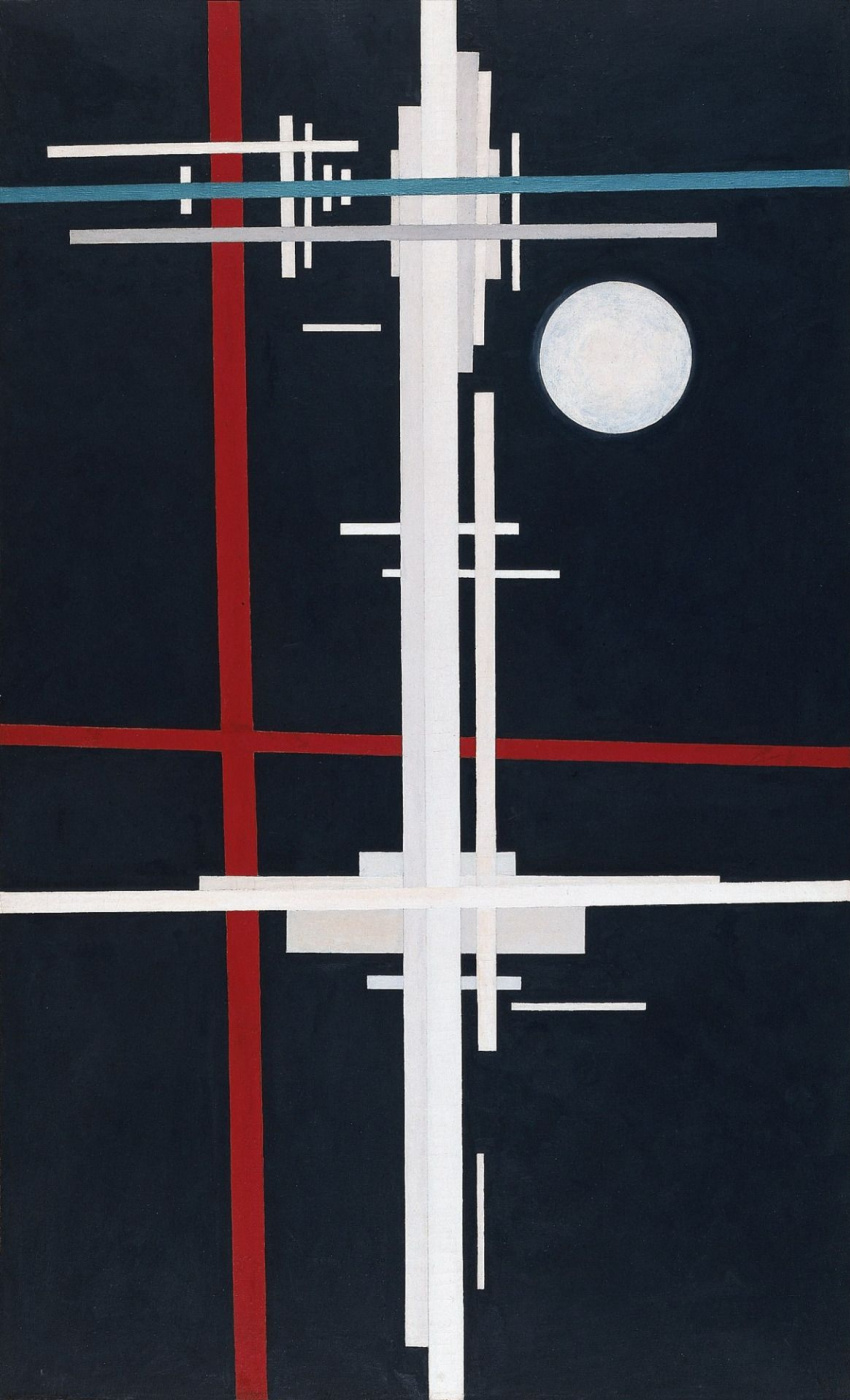 Ilya Grigorievich El chashnikov. Composición suprematista