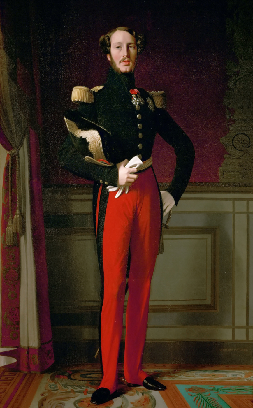 Jean Auguste Dominique Ingres. The Duke Of Orleans Ferdinand-Louis-Philippe