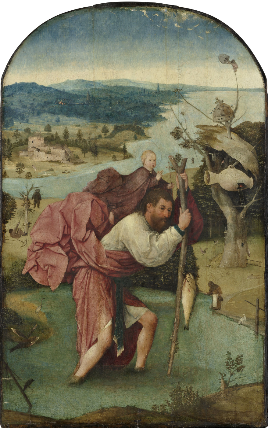 Hieronymus Bosch. Saint Christopher