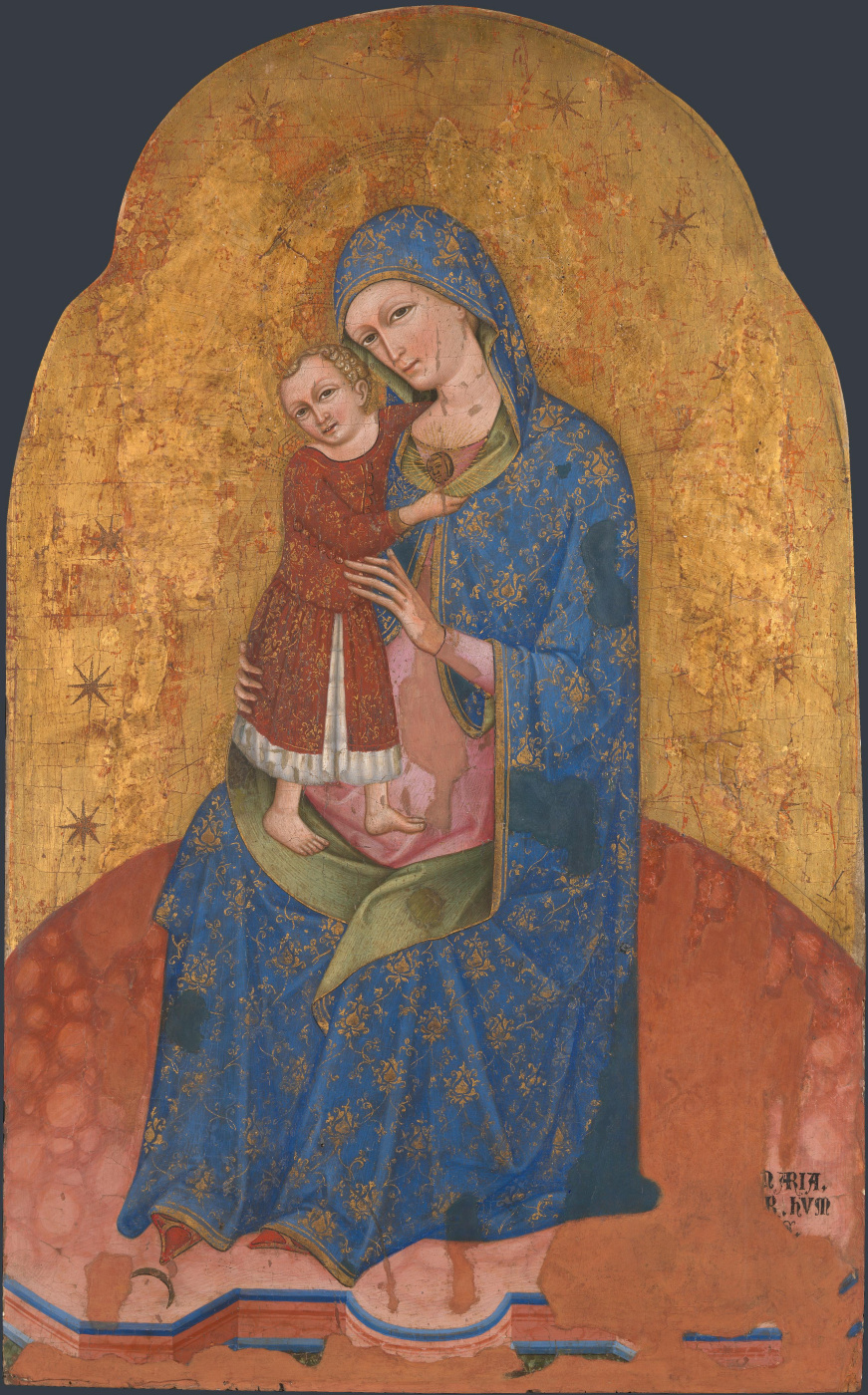 Dalmatian. The virgin with the child