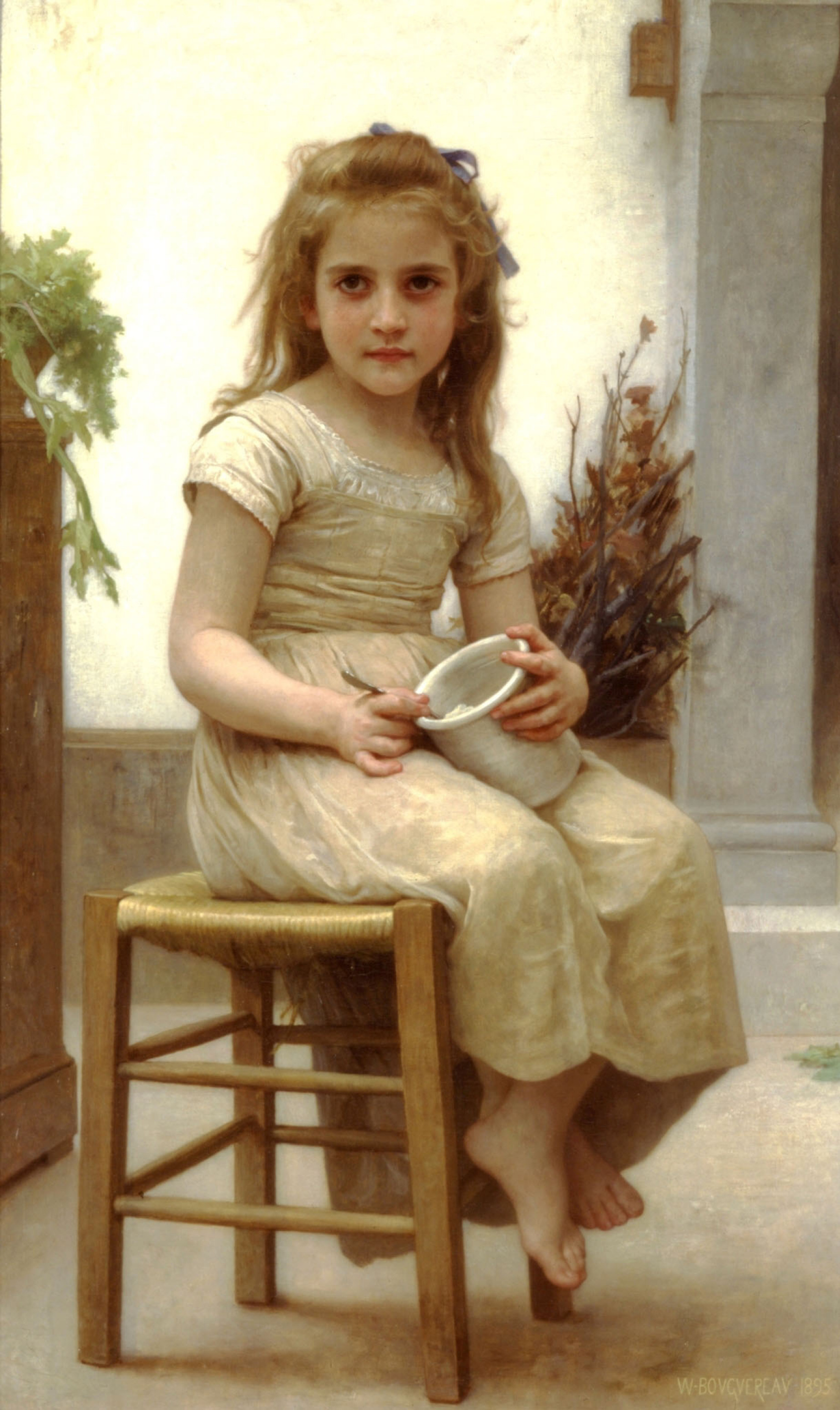 Buy digital version: The girl on the chair by William-Adolphe