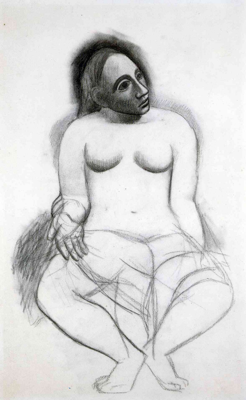 Pablo Picasso. Seated Nude