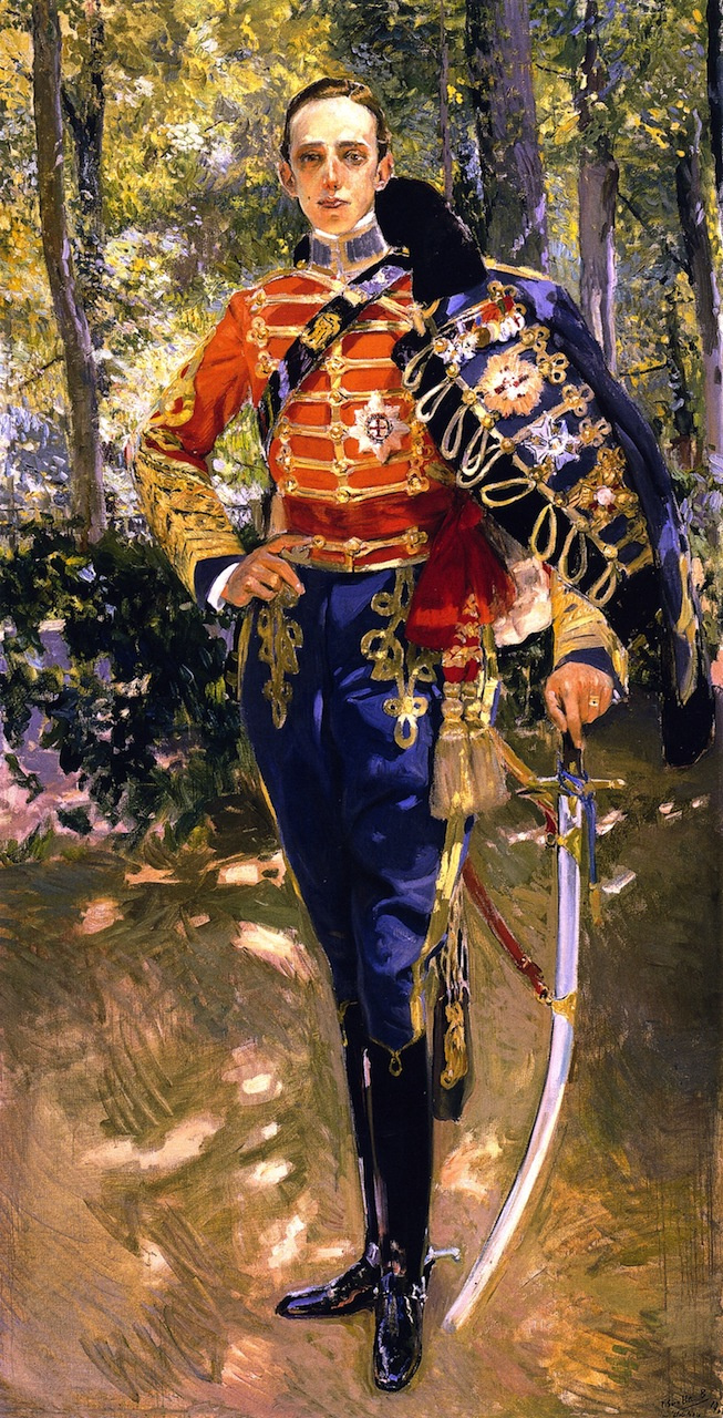 Хоакин Соролья (Соройя). Король Альфонсо XIII в гусарской униформе