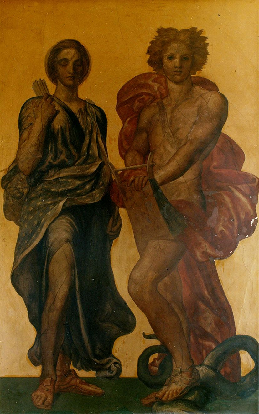 George Frederick Watts. Apollo und Diana