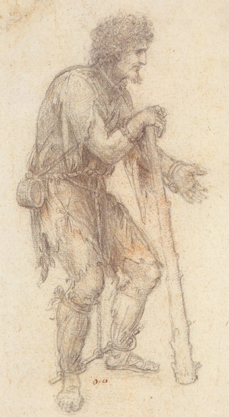 Leonardo da Vinci. Disguised in the image of the prisoner