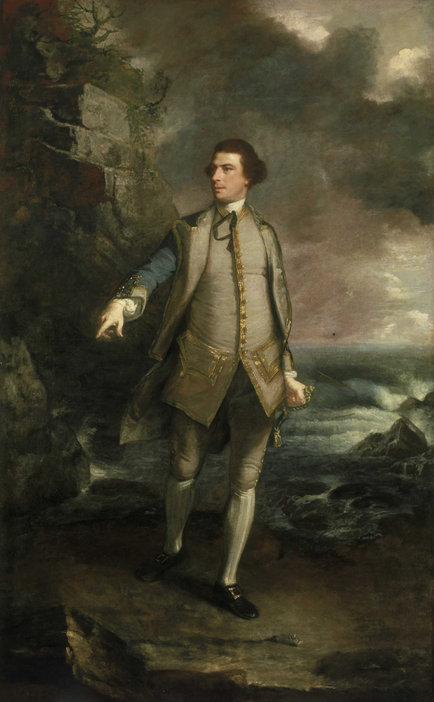 Joshua Reynolds. Portrait of Commodore Augustus Keppela