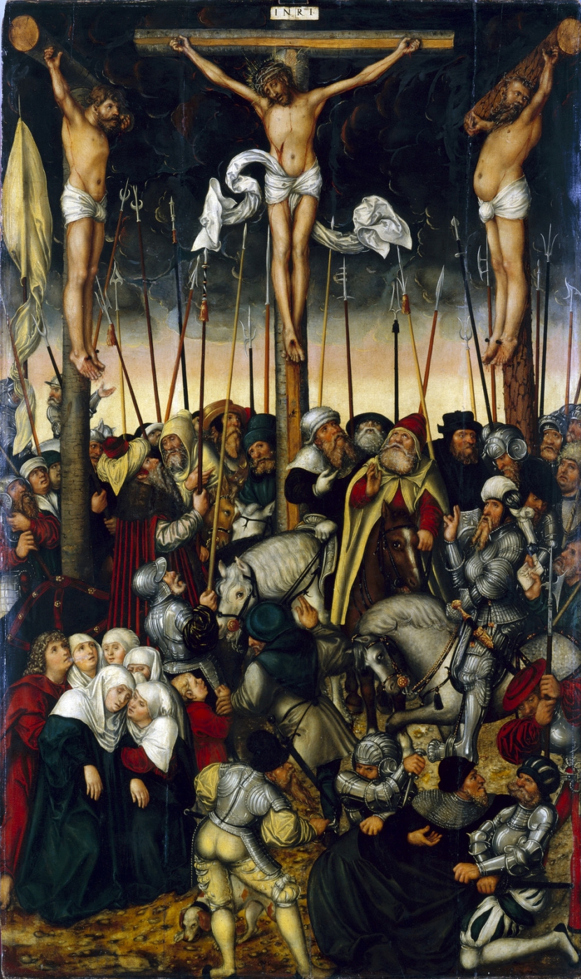 Lucas Cranach the Younger. The crucifixion. 1546