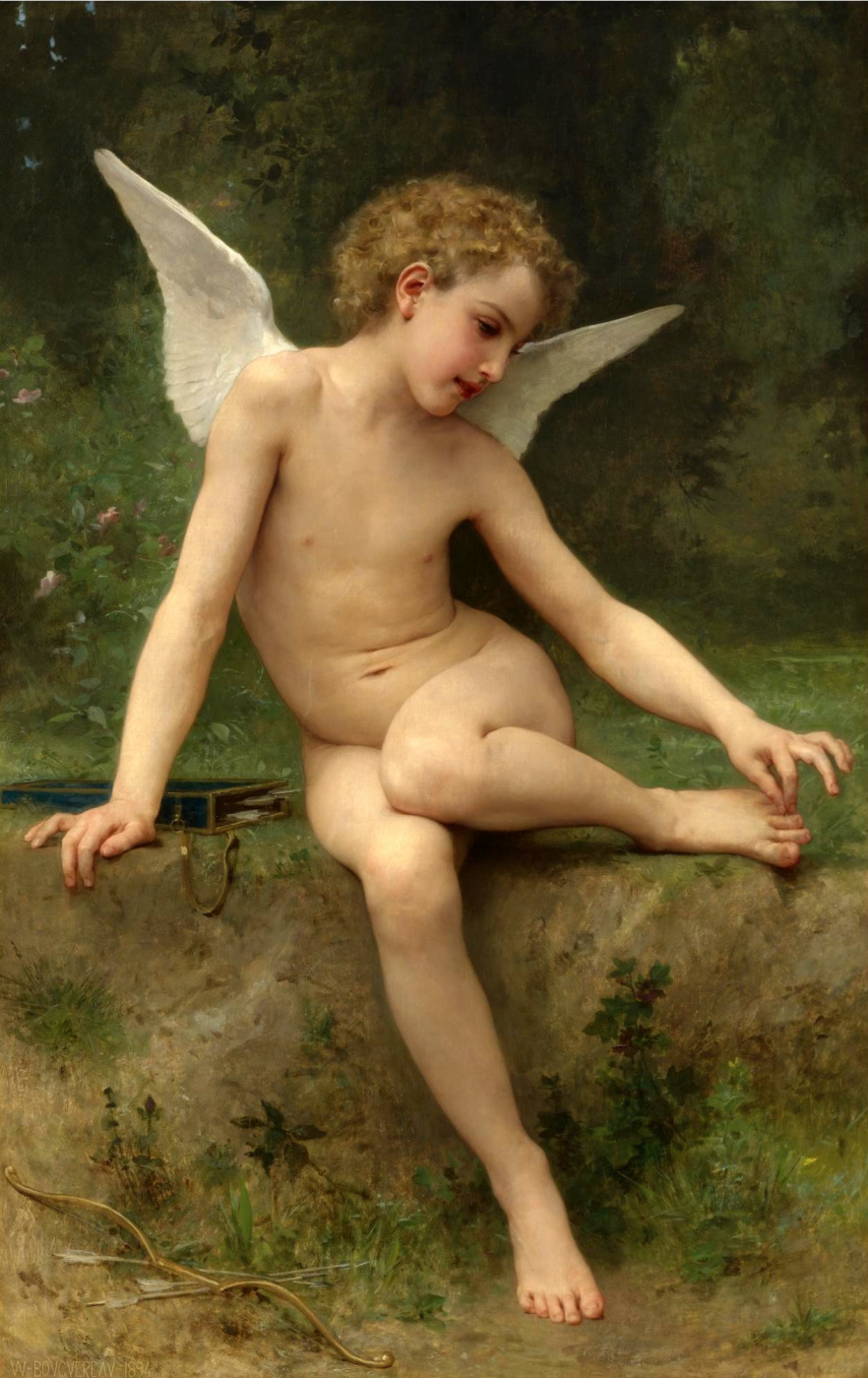William-Adolphe Bouguereau. Cupid's thorny bushes